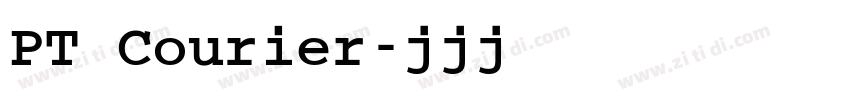 PT Courier字体转换